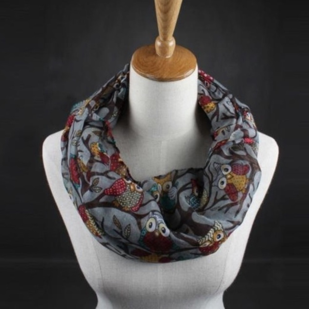 LAST ONE❗️Owl Infinity Scarf